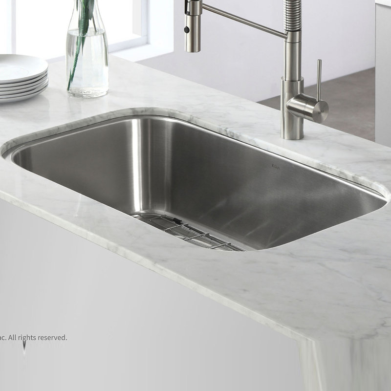 Kraus Stainless Steel 31 Quot X 19 Quot Undermount Kitchen Sink